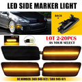 2X LED Front Bumper Side Marker Lights for Volkswagen MK6 GTI (2010–2014)