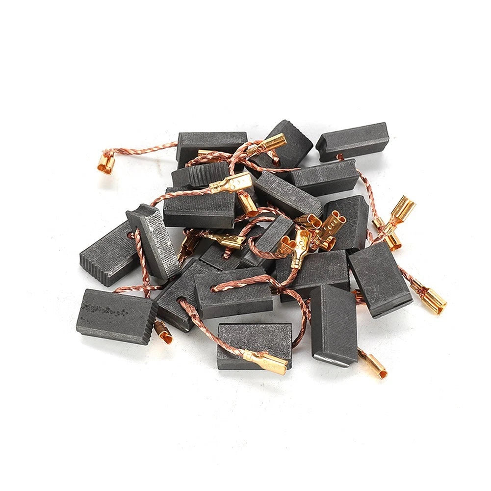 Set of 20 Carbon Brushes for Angle Grinder (5x10x15mm)