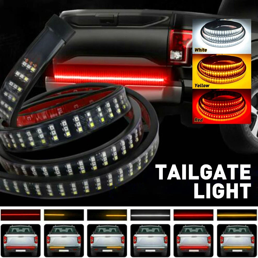 3X LED Strip Tailgate Light Bar for Chevy Ford Dodge (48")