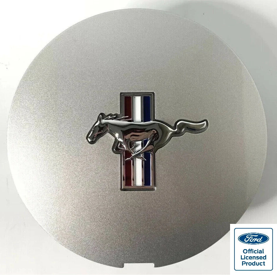 Wheel Center Hub Cap Replacement with Pony Logo for 1991-1993 Fox Body Mustang