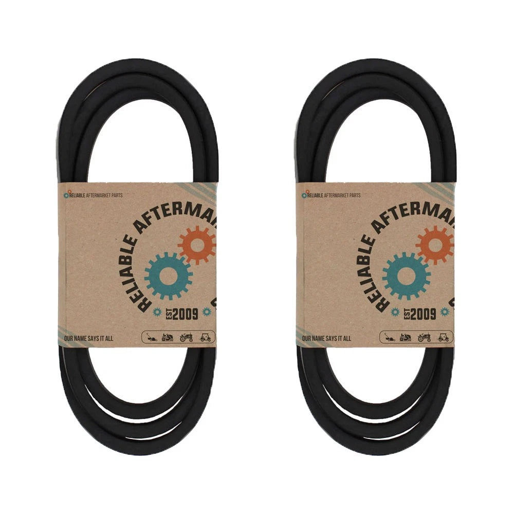2X 48" Lawn Mower Deck Belt for Husqvarna Poulan Craftsman (Fits 180808)