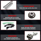Timing Chain Kit for Mitsubishi Lancer (2008–2011) & Hyundai Sonata (2006–2014)