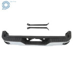 Chrome Rear Step Bumper for Chevy Silverado 1500 GMC Sierra (2019–2023)