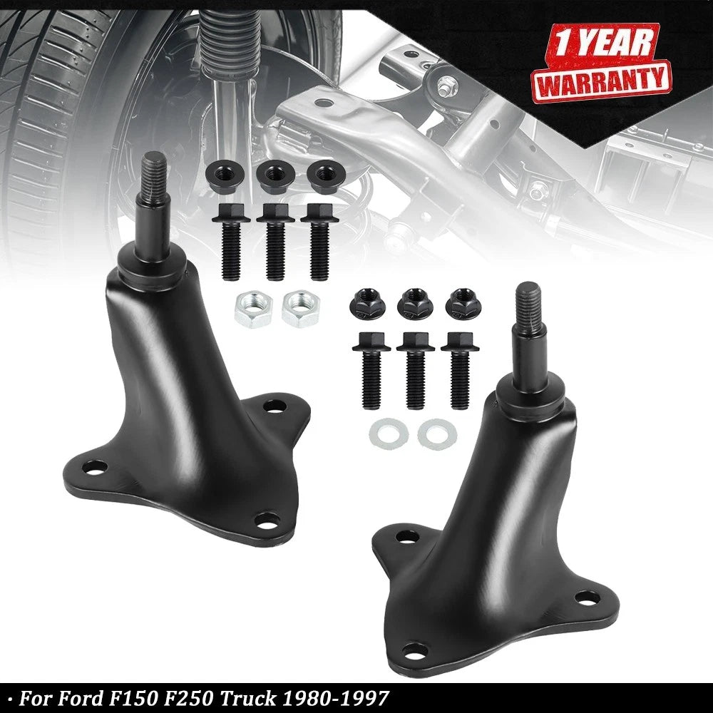 2X Upper Shock Mount Bracket for Ford F150 F250 (1980–1997)