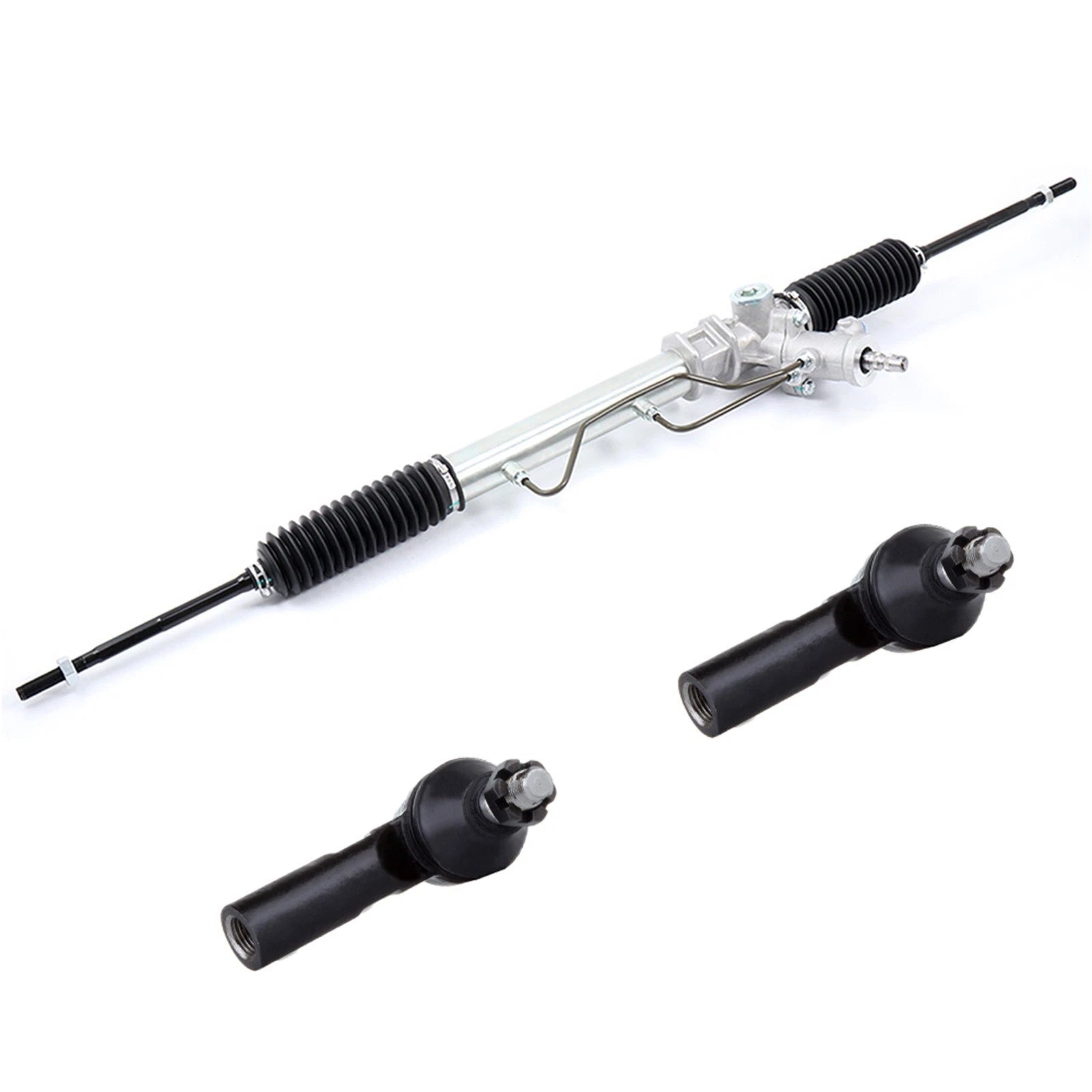 Power Steering Rack & Pinion Assembly + 2 Outer Tie Rod Ends for Toyota Geo