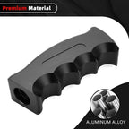Aluminum Slotted Pistol Grip Shift Knob for Manual MT Gear Stick