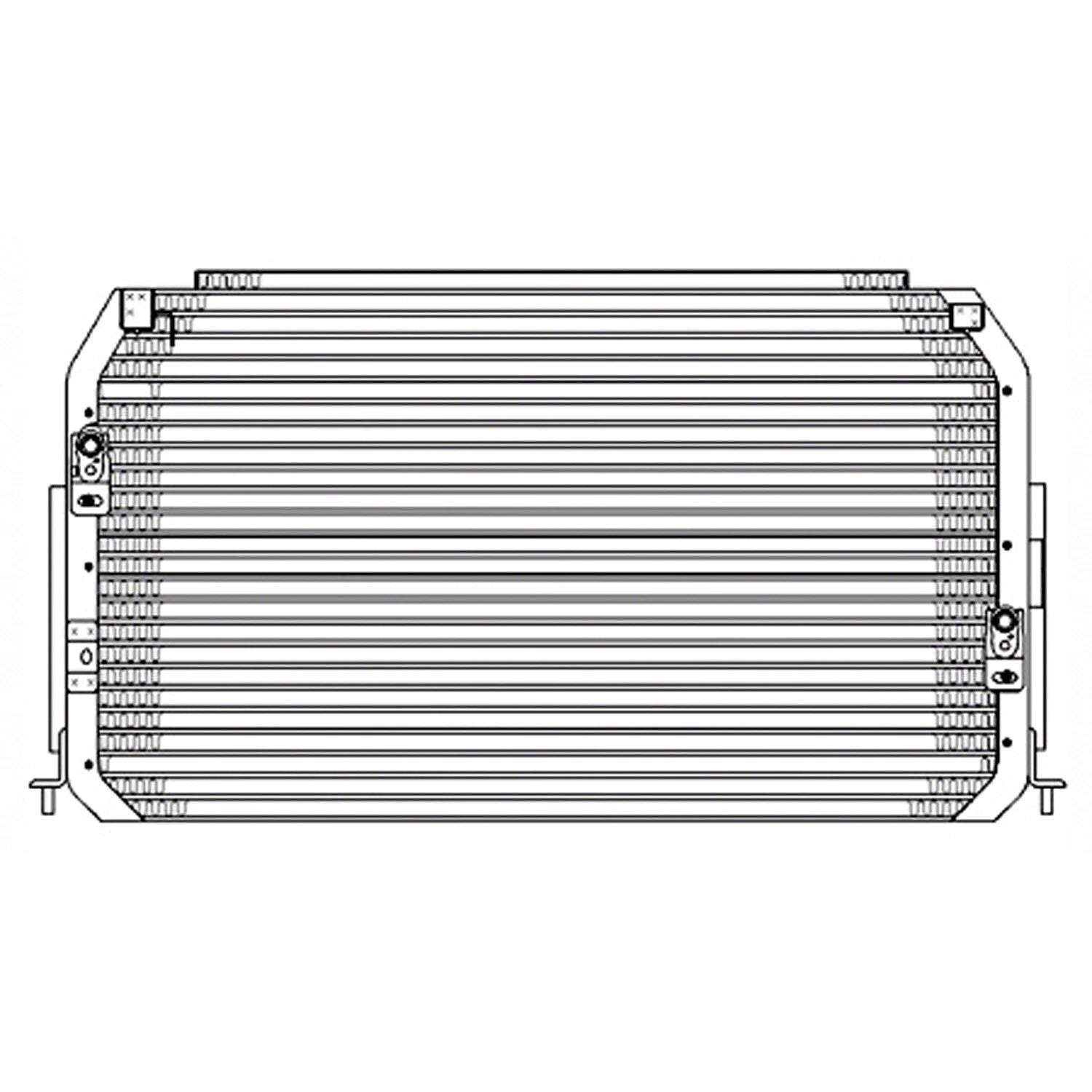 Replacement A/C Condenser Repair Part For 1995-1999 Toyota Avalon