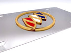 Gold Buick Emblem Mirror License Plate for Buick (2008–2014)