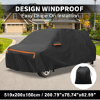 Waterproof Car Cover for Toyota Alphard (2015–2023) with Zipper