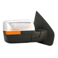 Replacement Chrome Mirror Set w/Driver Side Convex Spot Mirror