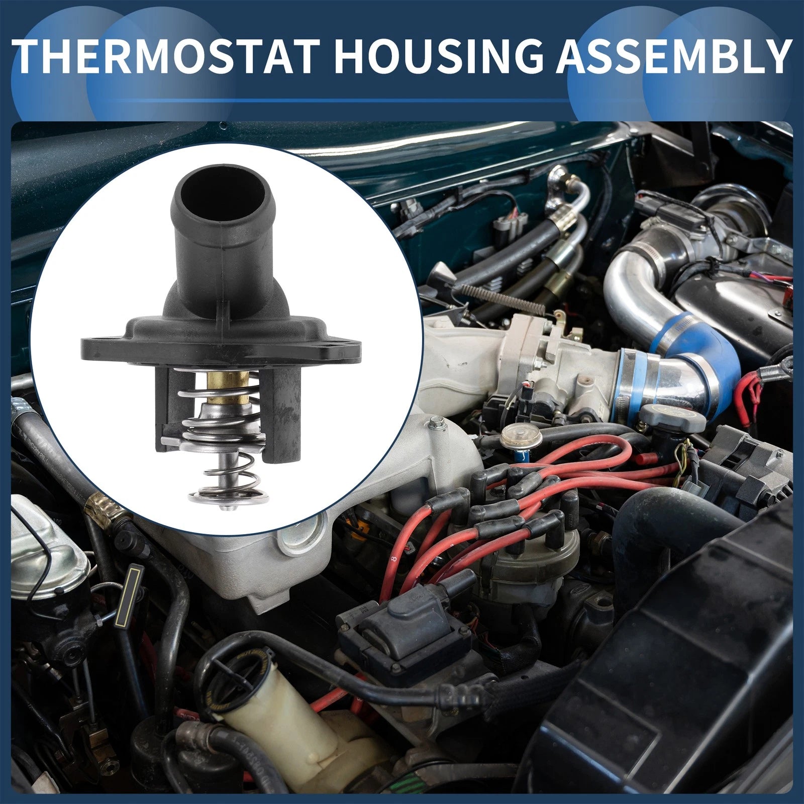 Engine Coolant Thermostat Housing Assembly for Honda Civic (2006–2021) No. 19301RAF003