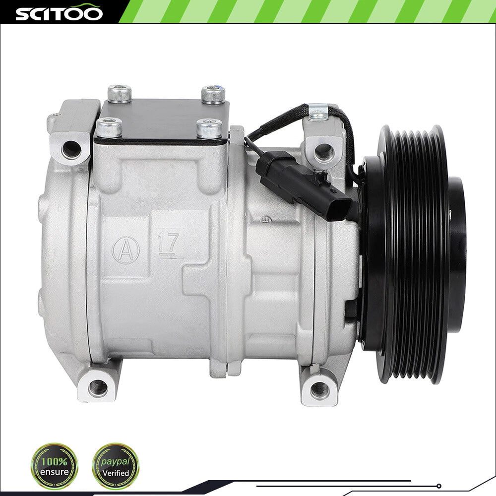 AC A/C Compressor for Chrysler Dodge Plymouth Grand Voyager 2.4L Jeep 2.5L (1990–2007)