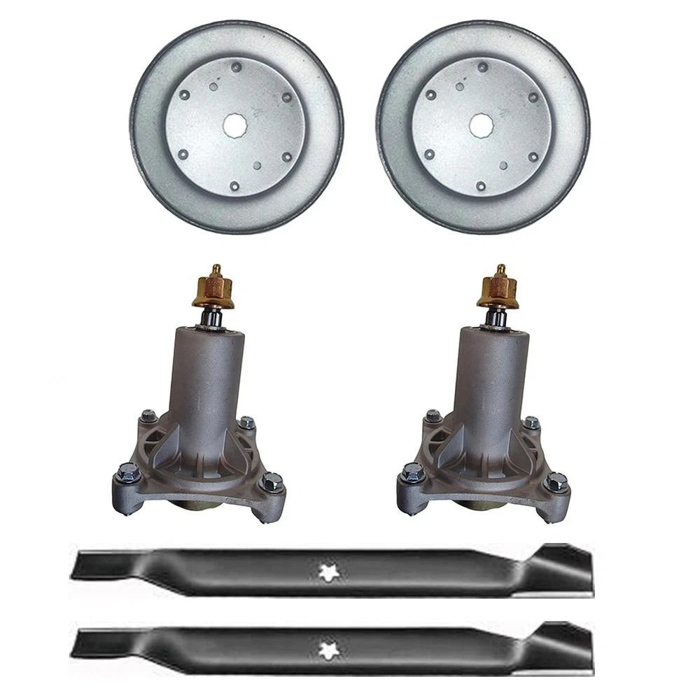 Spindles, Blades & Pulleys for AYP (Replaces 127843)