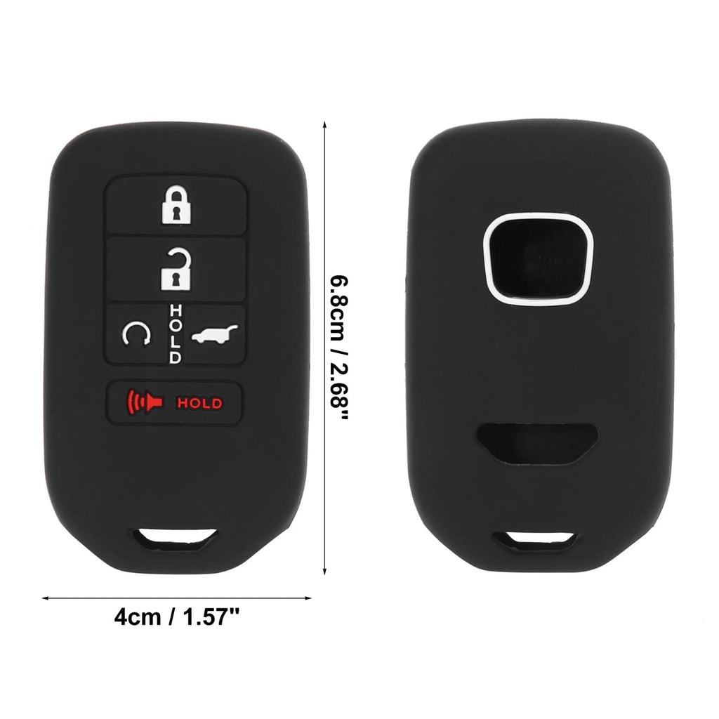 Car Key Fob Cover 5 Button for Honda Accord Civic CR-V (2010–2023)
