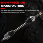 2 Front CV Axle Shaft Assemblies for Nissan Altima Rogue (2013–2020)