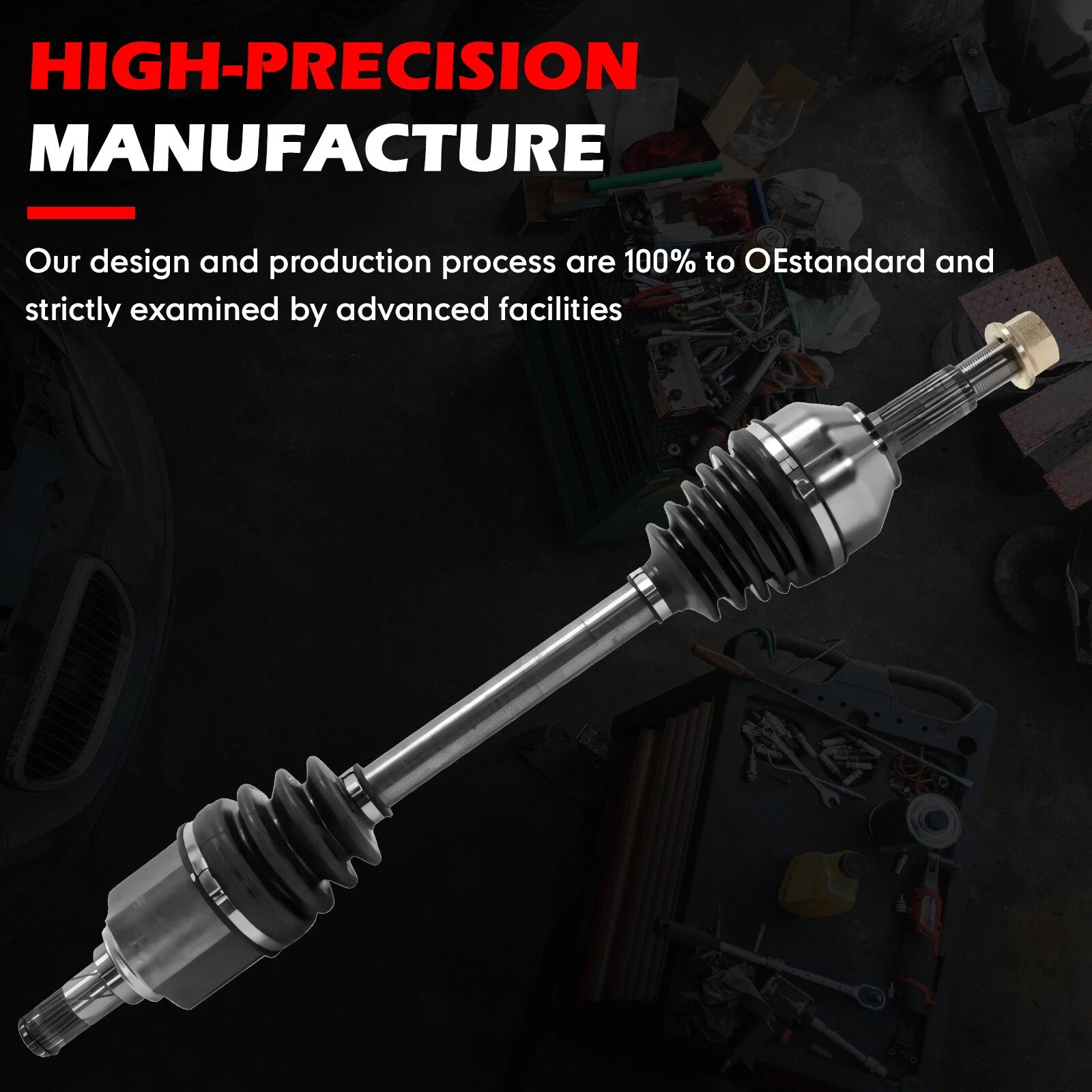 2 Front CV Axle Shaft Assemblies for Nissan Altima Rogue (2013–2020)