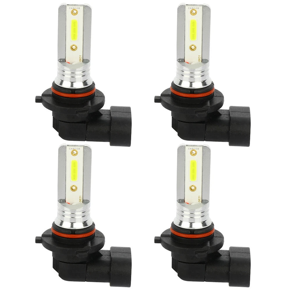 2X 9005+9006 LED Headlight Hi-Low Beam Bulbs for