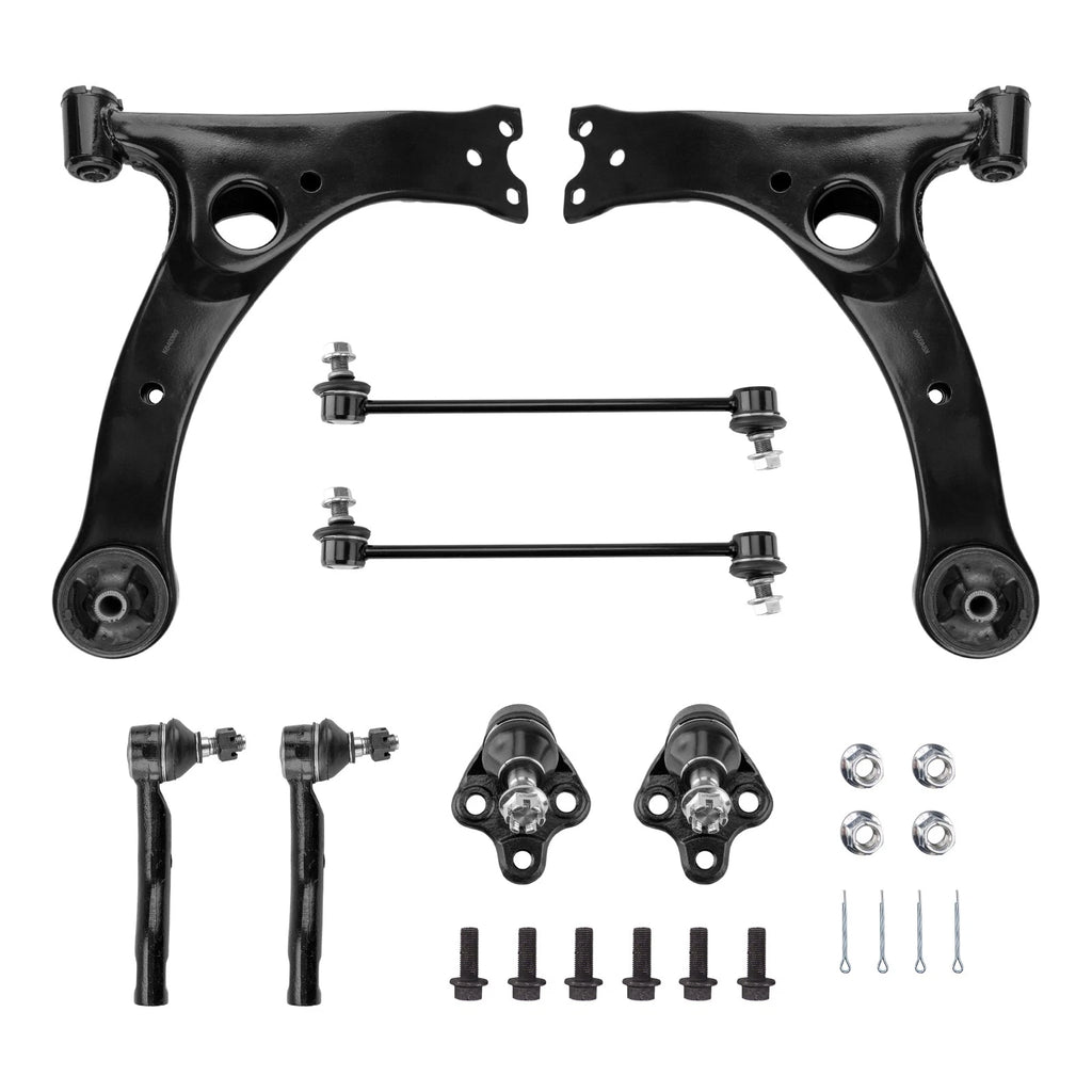 Front Suspension Ball Joints and Tie Rods for Toyota Corolla (2003–2008)