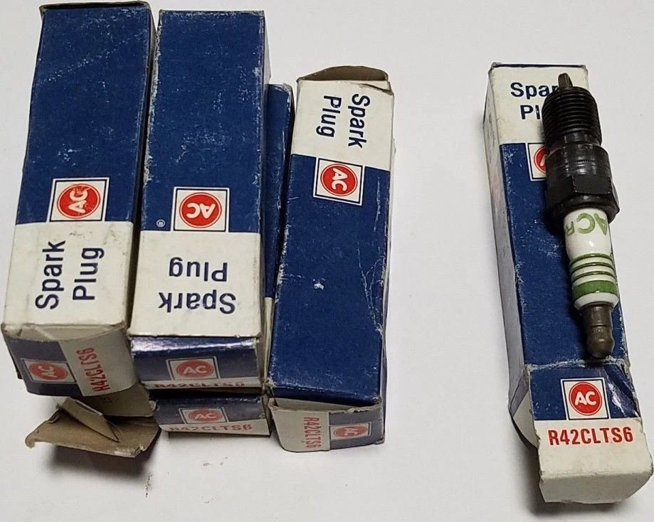 Set of 6 AC Delco Spark Plugs R42CLTS6 for