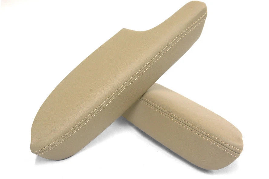 Front Left Door Panel Armrest Cover for Acura TSX (2009–2014) - Beige Leather