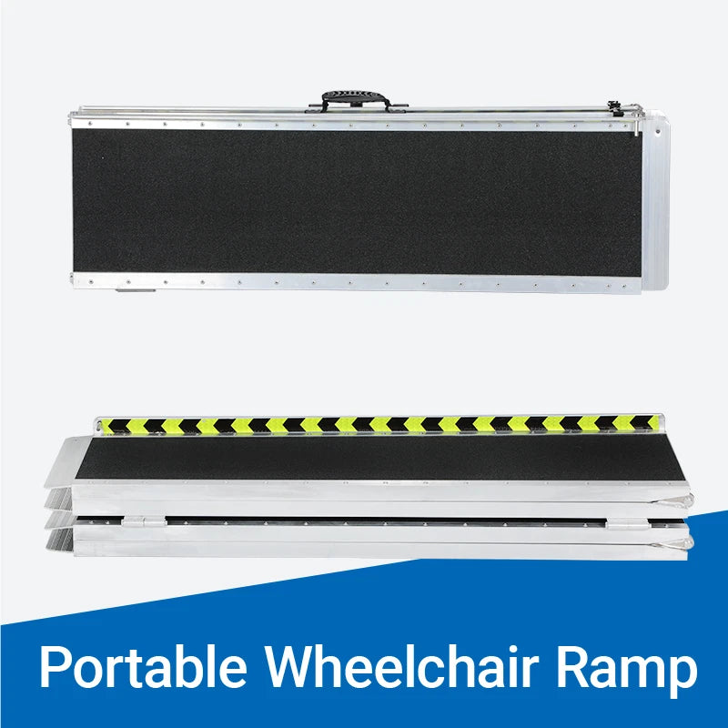 8 ft Non-Skid Aluminum Wheelchair Ramp for Step (Fits )