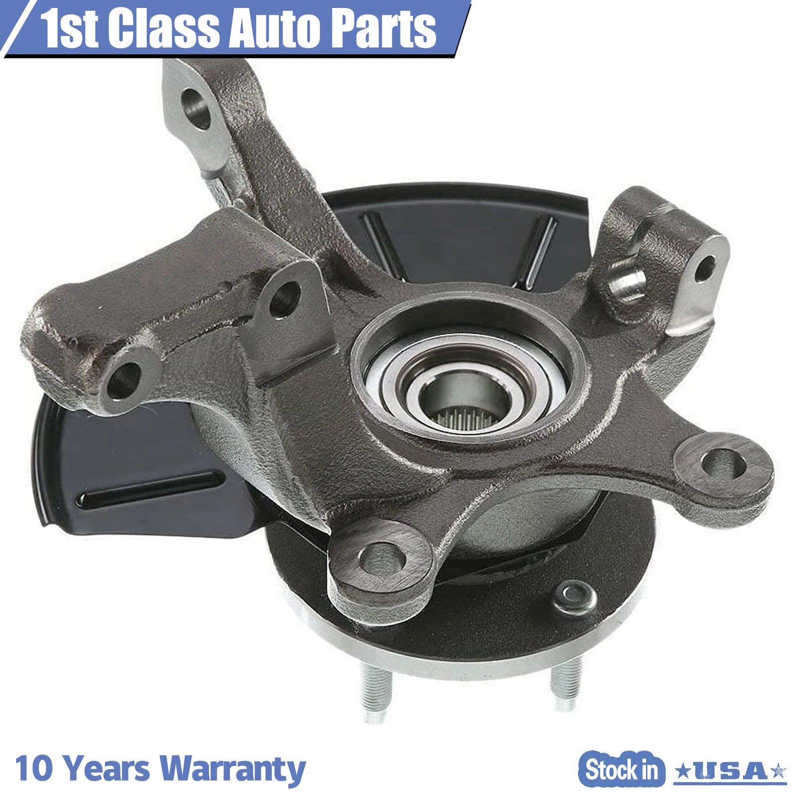 Right Wheel Bearing Hub Steering Knuckle Assembly for Ford Escape Mazda (2001-2004)