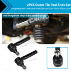 2X Outer Tie Rod Ends for Landcruiser Prado (GRJ120, KDJ120, KZJ120, RZJ120)