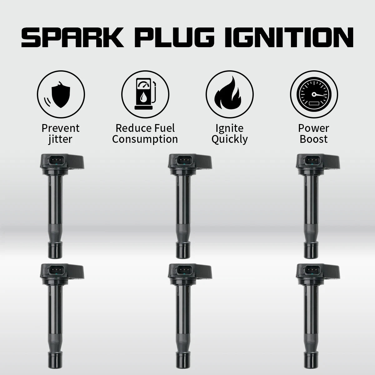 6X Ignition Coil for Honda Odyssey Accord Acura CL RL (1999–2010) UF242