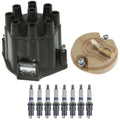Distributor Rotor Cap & Spark Plugs Kit for Jeep Chevy GMC (ACDelco)