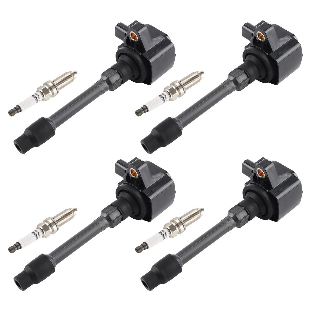 Set of 4 Ignition Coils & Spark Plugs for Honda CR-V Civic Si L4 (2017–2020) UF781