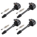 Set of 4 Ignition Coils & Spark Plugs for Honda CR-V Civic Si L4 (2017–2020) UF781