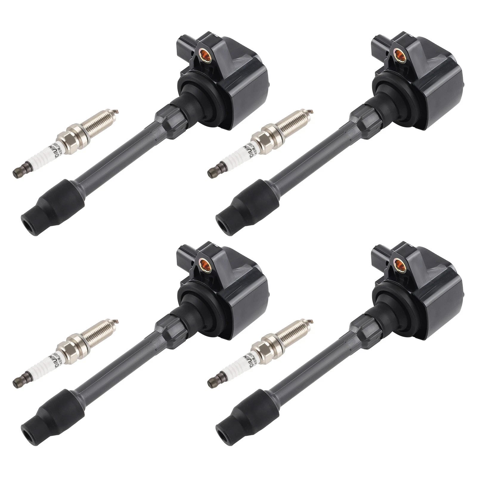 Set of 4 Ignition Coils & Spark Plugs for Honda CR-V Civic Si L4 (2017–2020) UF781