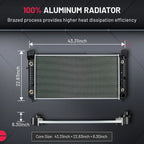 Aluminum Radiator for Chevy Silverado 2500, Suburban 1500 (2000–2002) CU2370