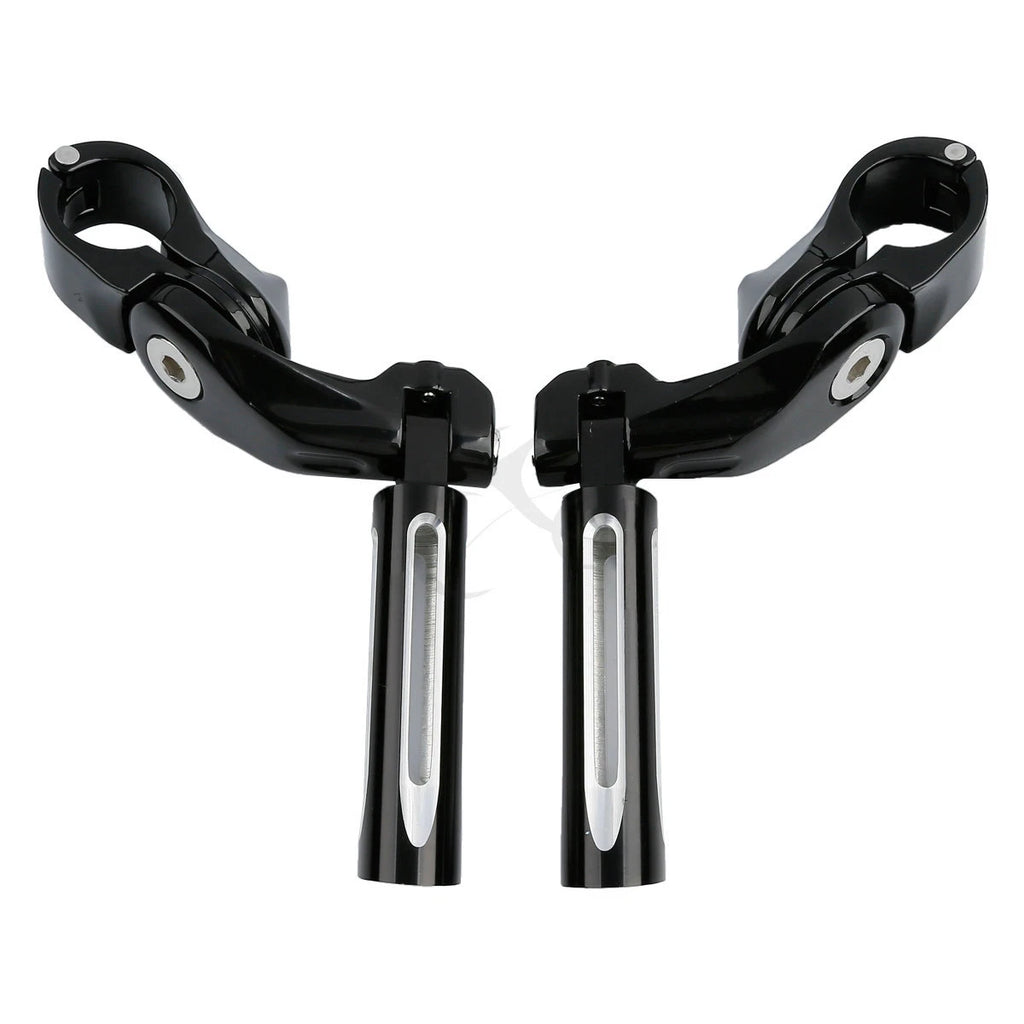 1 1/4" Black Footrest Footpeg for Harley Road Glide (2015–2023)