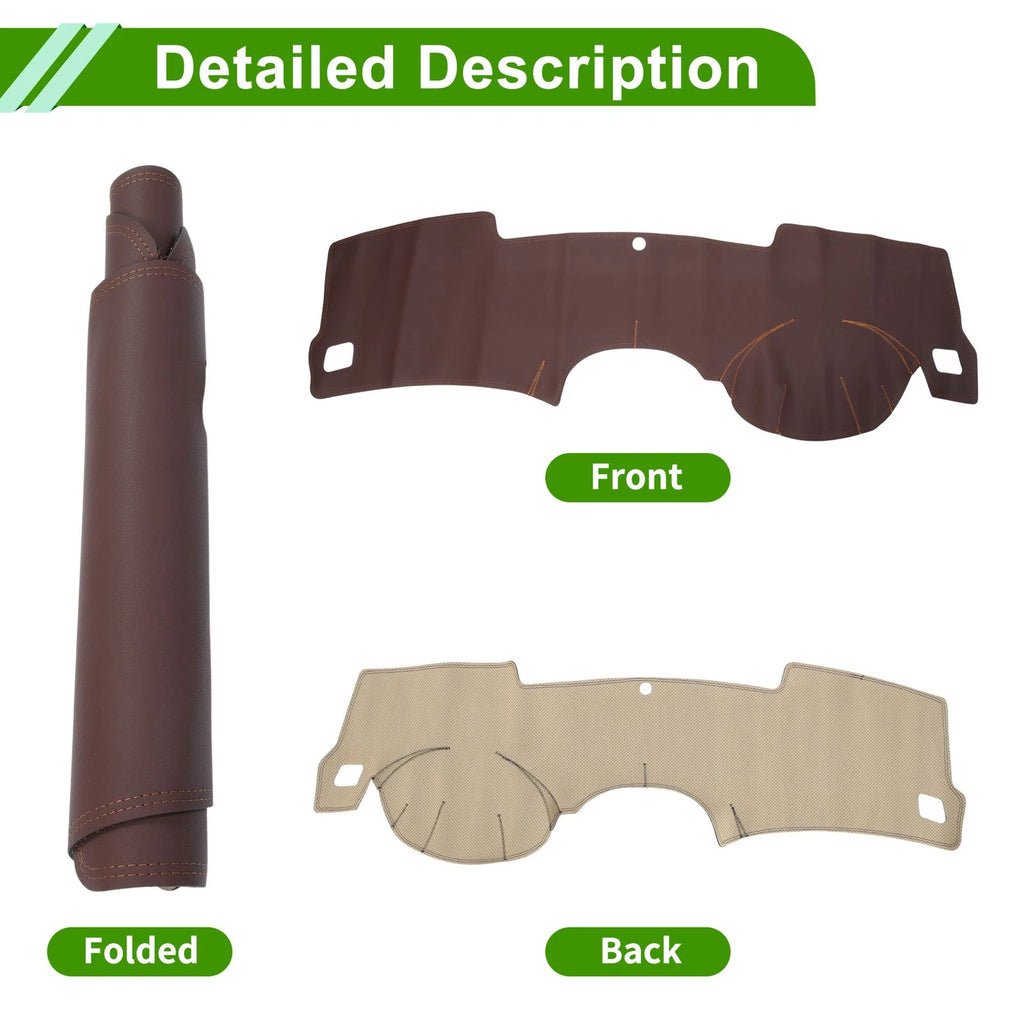 Dashboard Cover Mat for Chevrolet Malibu (2012–2015) Brown