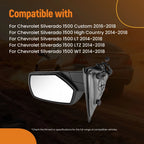 Heated Side Mirror Right for Chevrolet Silverado 3500 HD (2015-2019)
