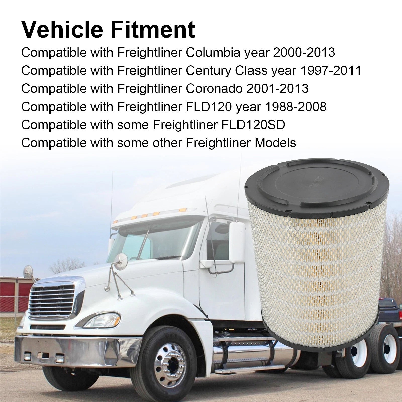 Engine Air Filter for Freightliner Columbia (2003–2010) AF25139M P185069 P527682
