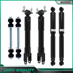 Set of 4 Front Rear Shocks Sway Bars Kit for Silverado Sierra 2500 3500 HD (2011–2019)