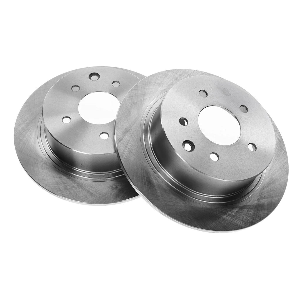Rear Disc Brake Rotors & Ceramic Pads for Nissan Altima/Sentra (2002–2020)
