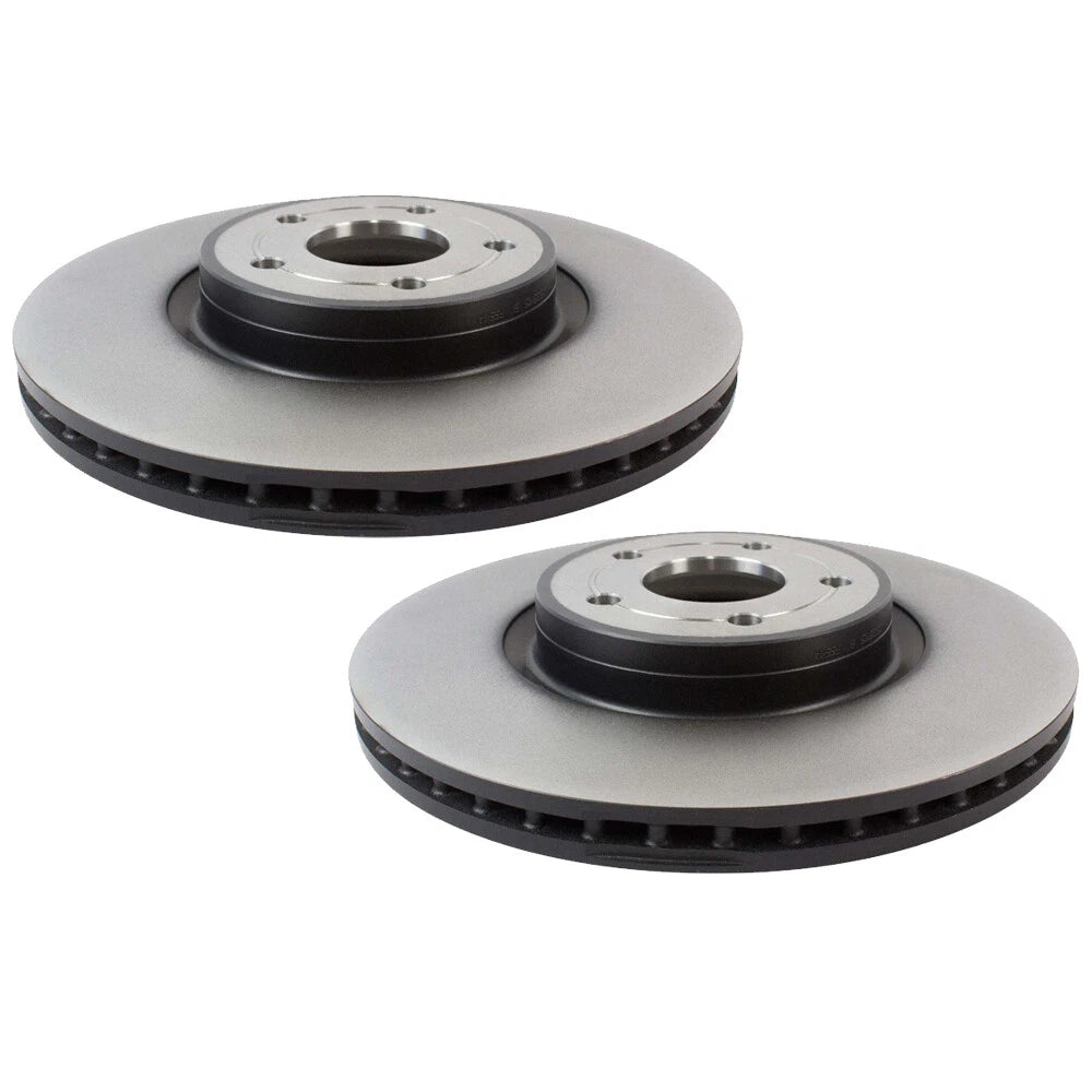 Set of 2 Motorcraft 320mm Front Vented Disc Brake Rotors for Transit Connect (2010–2013)