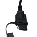 Trailer Light Converter European Round 7-Pin to 4-Way Flat Connector