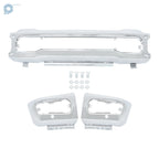 Front Bumper Face Bar Split Chrome for Ford F250 F350 (2023-2025)