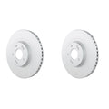 Set of 2 Bosch QuietCast Front Disc Brake Rotors for Sorento AWD FWD (2016–2020)