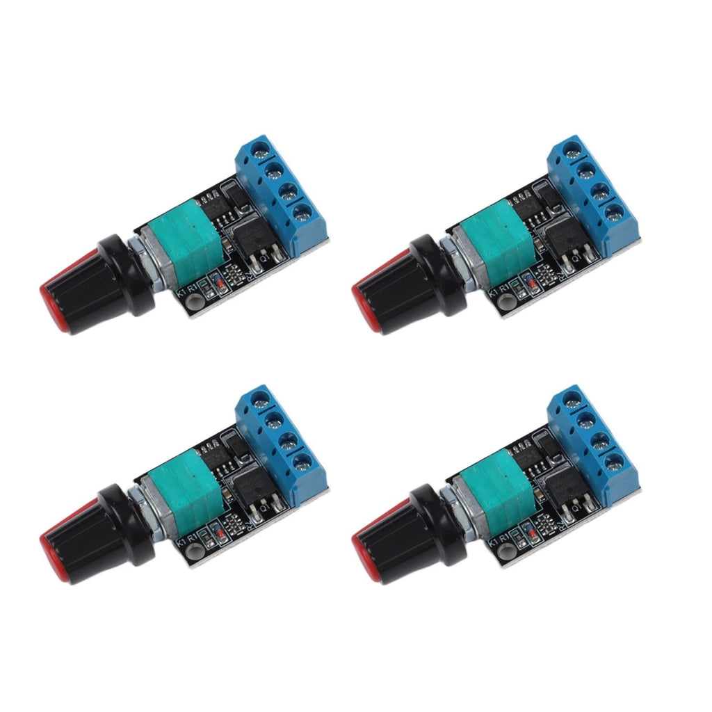 Set of 4 PWM Motor Controllers 5V-16V 10A for DC Motor Fan