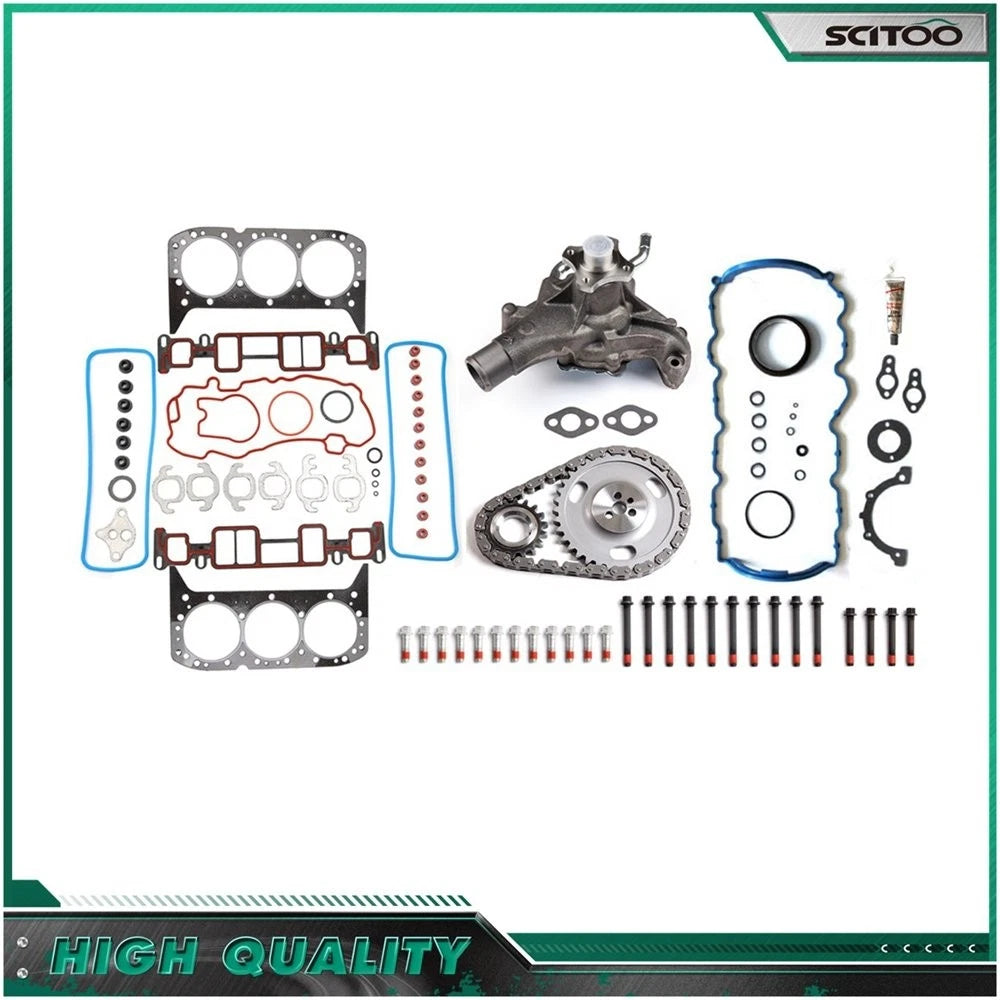 Full Gasket Bolt Set & Timing Chain Kit for GMC Sonoma SL 4.3L (1996–1998)