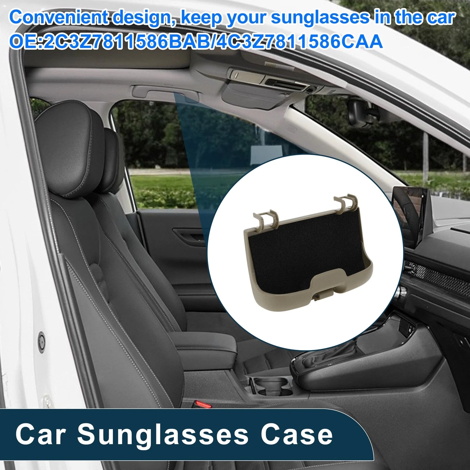 Sunglasses Case for Ford F-250 F-350 F-450 F-550 Super Duty (2002–2007)
