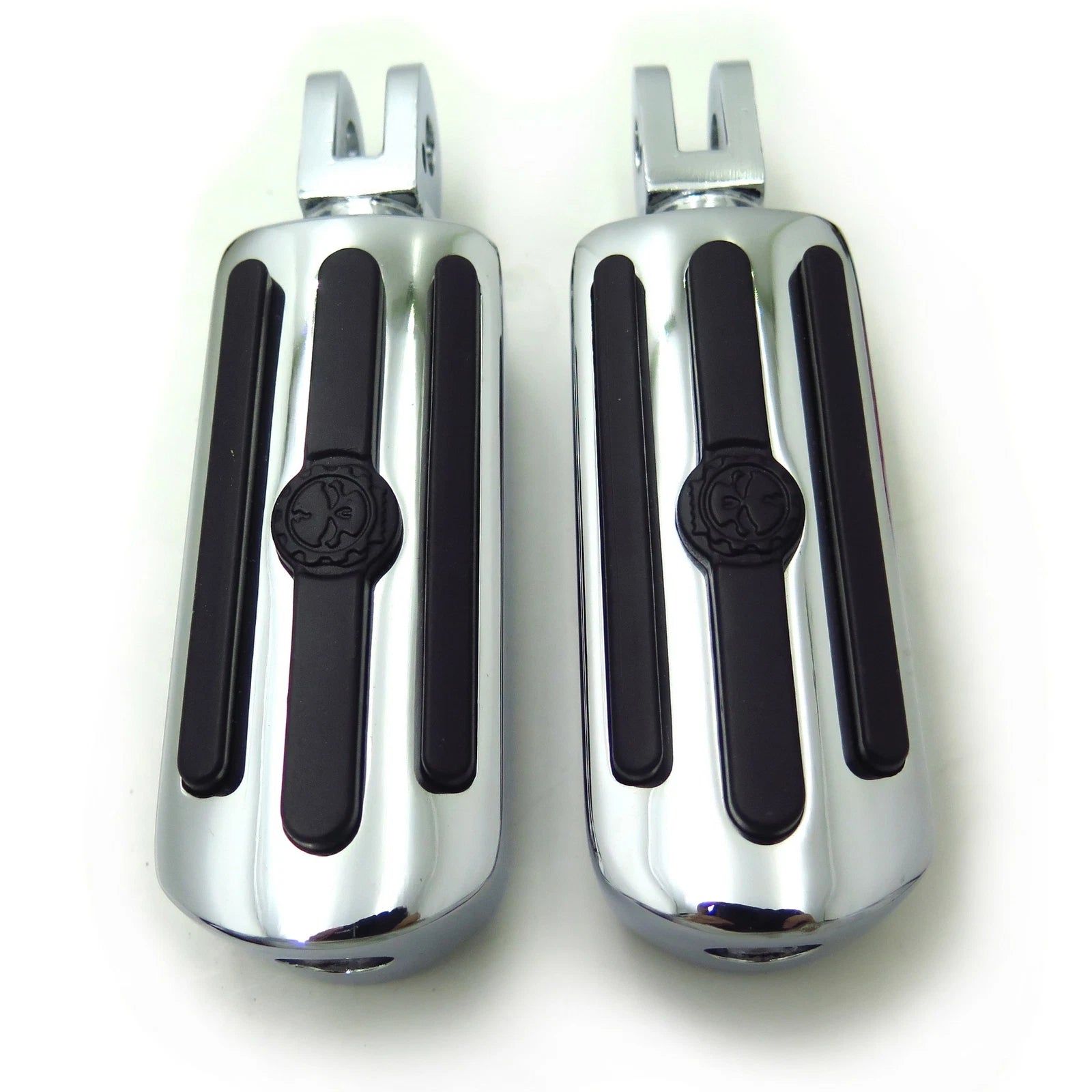 Stream Skull Rubber Footpeg Pair for Triumph Bonneville SE (1996–2001)