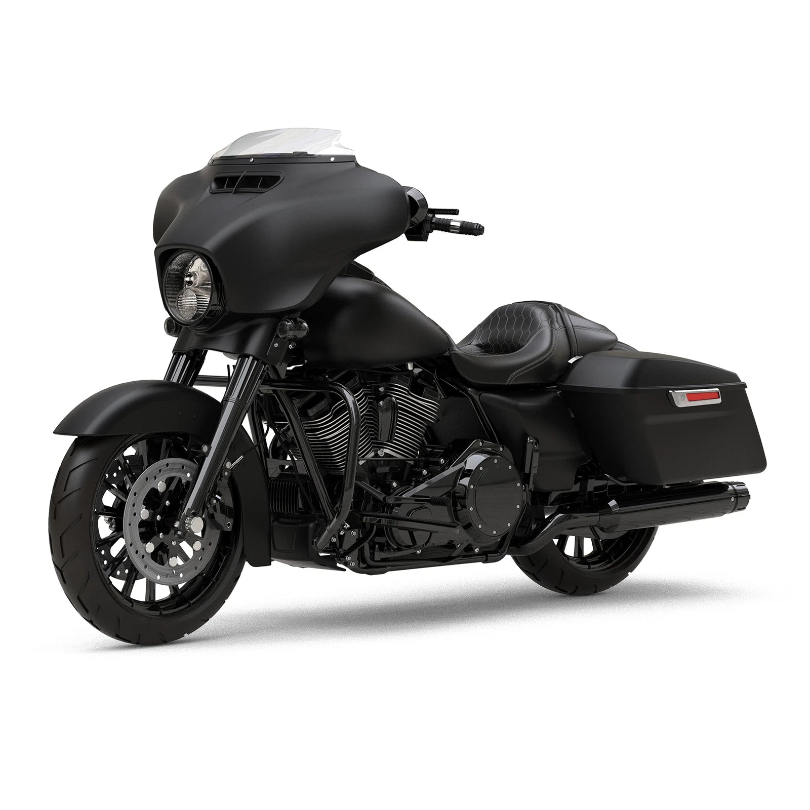 Fairings Body Work Kit for Harley Touring Street Glide (2014–2024) Black Denim