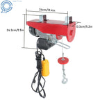 Electric Hoist for Garage Lifting (110V, 440 LBS, 40 FT)