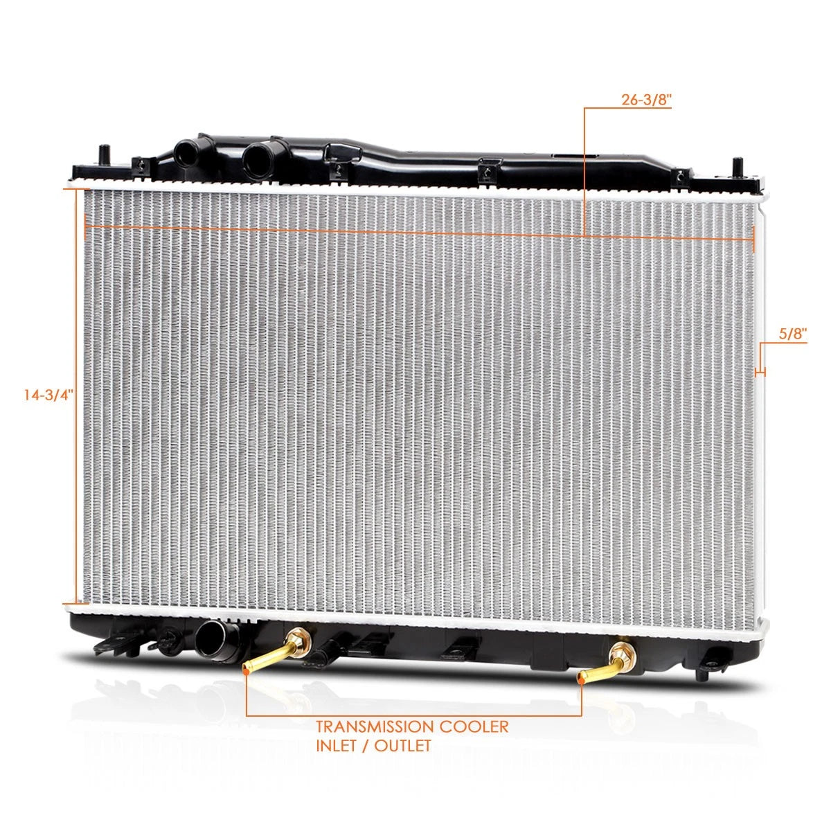 Aluminum OE Style Radiator for Honda Civic/Acura CSX (2006–2011) DPI-2923